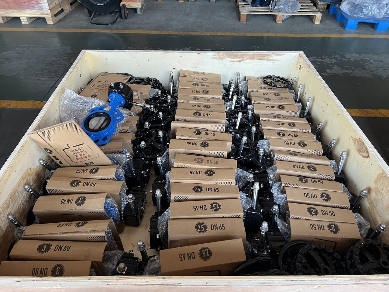 Um lote de produtos da Zhongguan Valve foi exportado com sucesso no exterior!